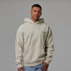 Talentless Hoodie Circle Logo in Bone